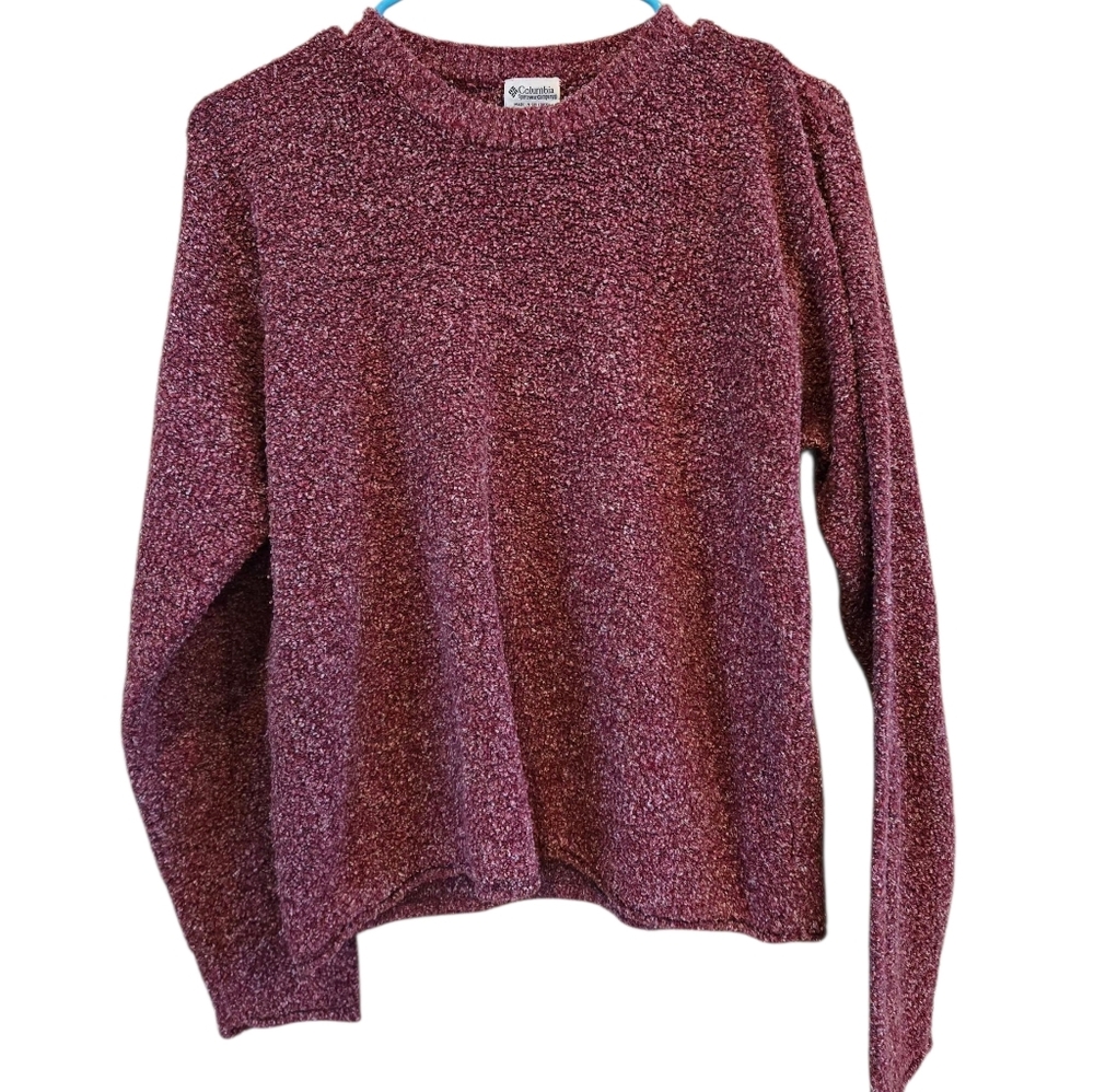Columbia wear Maroon Sweater. Womens M. Very soft!